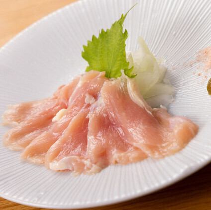 [神森地鳥] 胸肉刺身