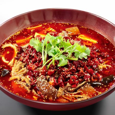 Authentic Chongqing duck blood stew