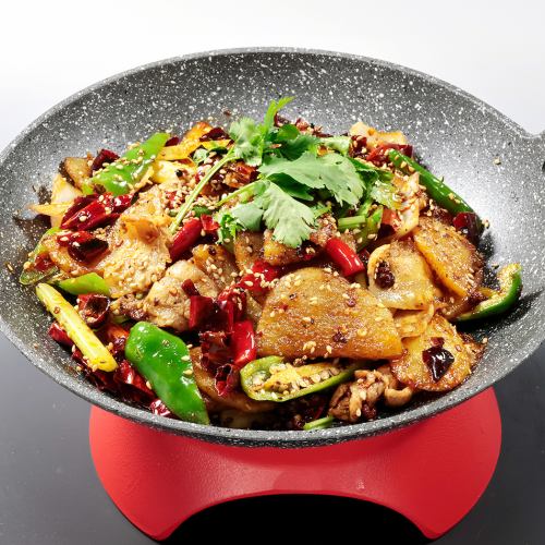 Potato stir-fry with mustard aroma