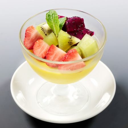 Fruit Mango Pudding