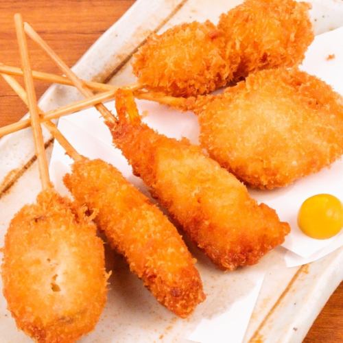 串カツ5種盛り