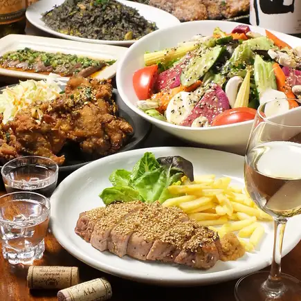 平日（週一至週四）僅限白天暢飲！ 2.5 小時暢飲，內含 8 道菜：【Gomaya 日間套餐】