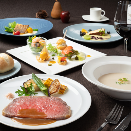 【デイナー】記念日やご宴会におすすめ~お肉とお魚贅沢Wメインコース~デザート付8品(5500円)