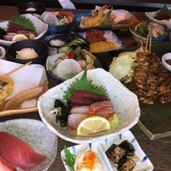 【3H飲み放題付き】ゆったり！だんまや充実コース 全9品5000円(税込)