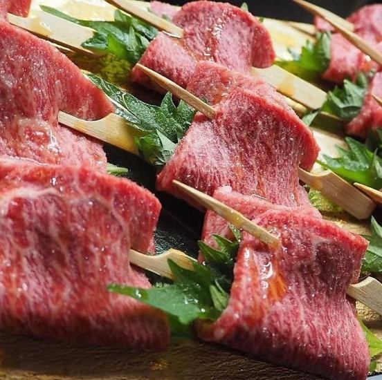 「和牛ミスジ」をはじめとする、南堀江店限定メニューも充実！