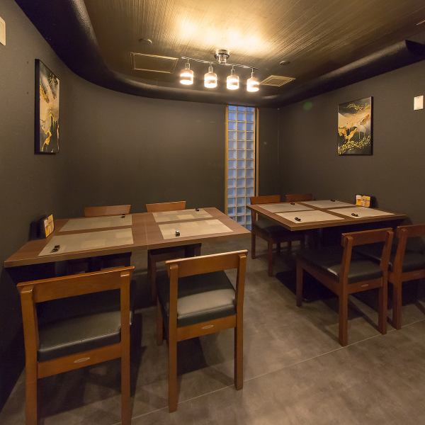 [Calm and stylish space based on black] The interior creates a stylish and calming space! Although it is an izakaya, you can enjoy the atmosphere like a dining bar. The layout is suitable not only for drinking and various banquets, but also for families and couples.