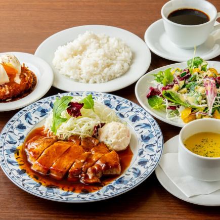 ブランド豚「ゆめの大地使用」トンテキ（ディナーセット）