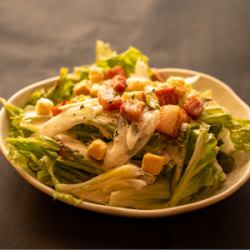 Caesar salad at a yakitori restaurant