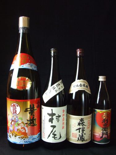There are various types of shochu that we are particular about ◎