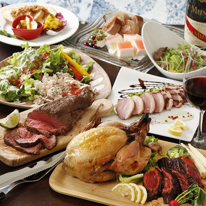 3 minutes walk from Shinjuku Station!! All-you-can-eat meat dishes at Meat Garden Shinjuku branch