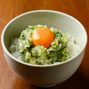 ネギ卵飯(小)