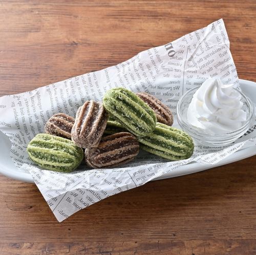 Chocolate & Matcha Mini Churros