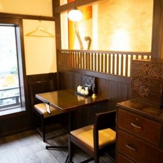 2名様席もご用意しております