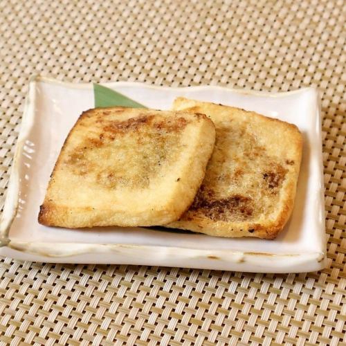 蕗みその油揚げ包み焼き