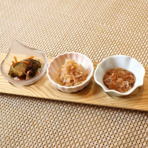 珍味三種盛り