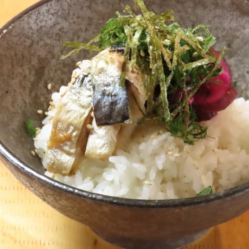 焼サバめし