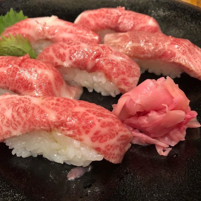 Extra-large fatty horsemeat sashimi