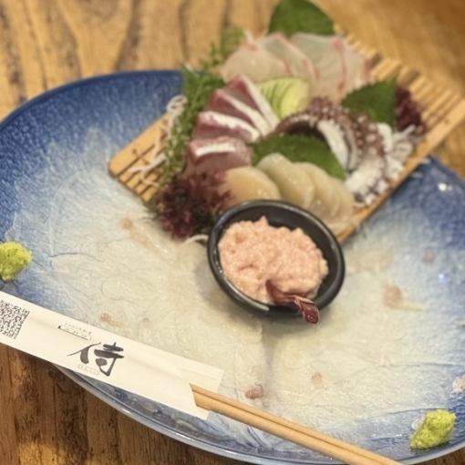 【アラカルト刺身準備】乾杯してすぐに職人刺身盛り合わせをお出しします2名~4名様限定