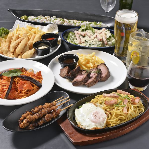 【Sora Gami Ale派對計畫】附2小時無限暢飲、7道菜、4,400日圓（含稅）～