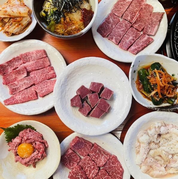 僅限食物【牛肉/雞肉套餐】排骨、芹菜、大腿肉等10道菜4,000日圓（含稅）