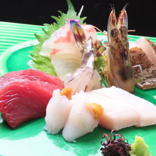 新鮮なお造りをご用意
