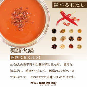[Choice of dashi] Medicinal hot pot