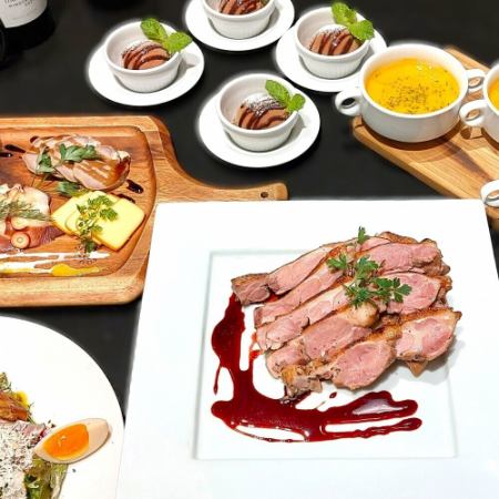 12月1日～2月28日：跨年派對！特選烤鴨套餐！豪華6道菜套餐，120分鐘標準無限暢飲