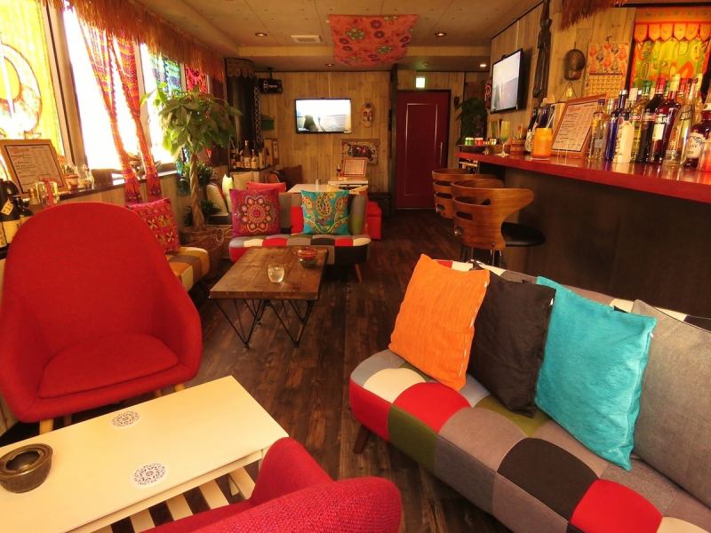 The stylish interior like a cafe is also available for girls' parties and birthdays ◎♪