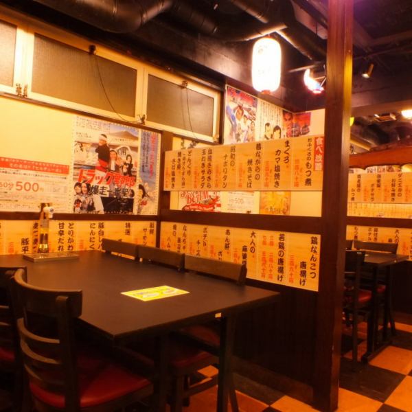[Table seating] The tower table-style self-serve chu-hai all-you-can-drink "Taco Hai Selchu" has 6 seats! It's perfect for 4 to 6 people and has a lot of privacy♪