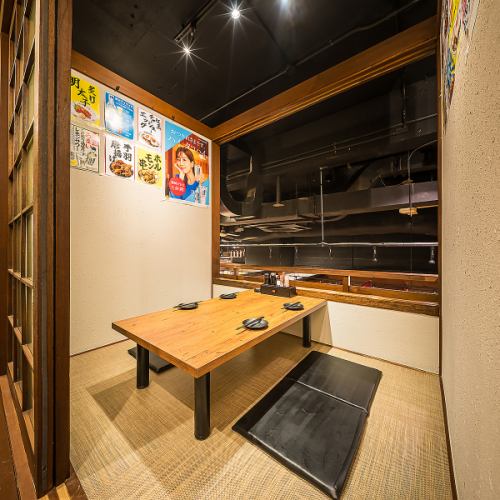 風情ある個室席も魅力●