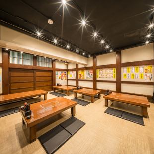 幹事様必見！食べ飲み放題でのご宴会に嬉しい貸切も承っております◆※お席の写真はイメージになります。