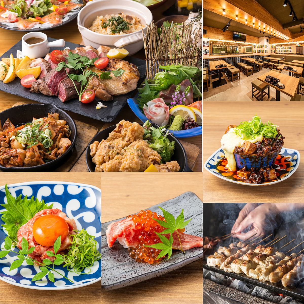 7/16ニューオープン◆肉と魚を食べ飲み放題で楽しめるコスパ最強居酒屋【ヒトメボレ】