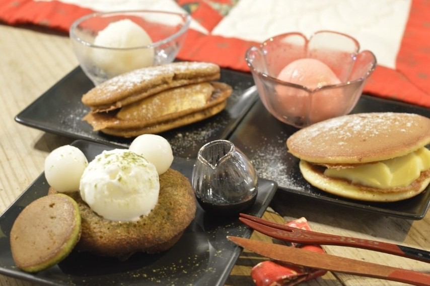 【Saredo Dorayaki】 After baking orders "Baked Teppan" baked dough is fluffy outside while crispy! (Saredo Cafe)