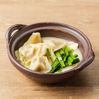 白い炊き餃子