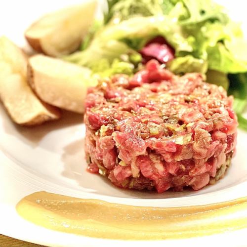 Shimane Prefecture Katsube Beef Ribs Steak Tartare