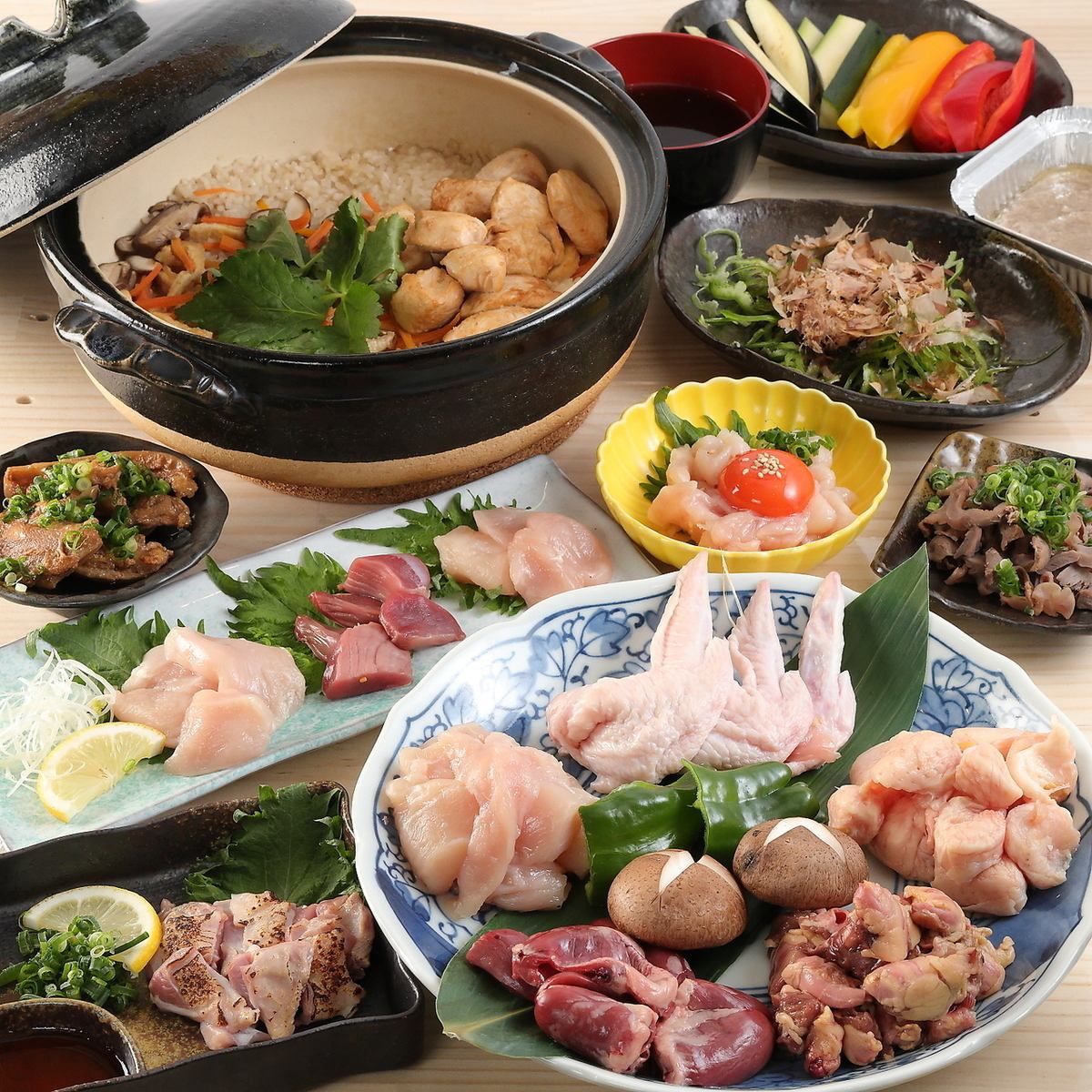 丹波篠山から仕入れた新鮮な朝びき地鶏をを使用しております！