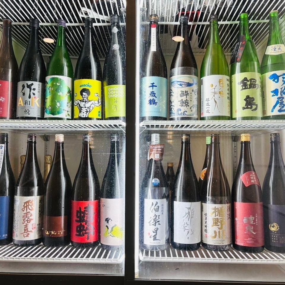 地酒が20種類以上あるので、是非お酒好きの方は一度ご来店下さい