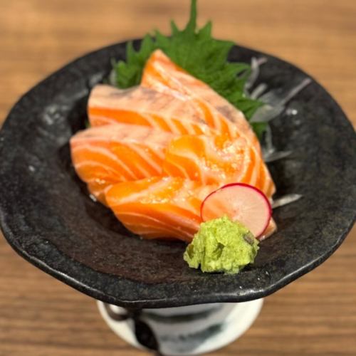 Salmon sashimi