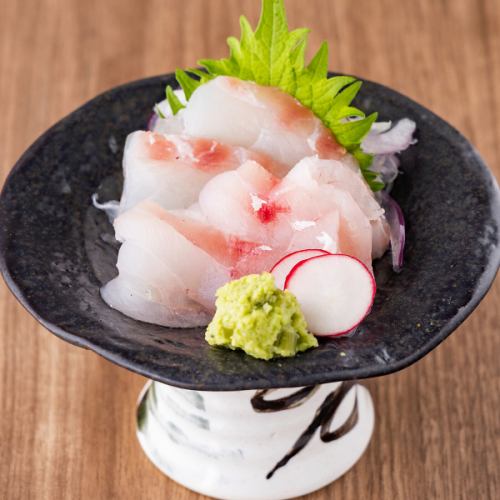 Sea bream sashimi