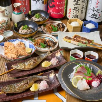 お手頃[全７品]！飲み放題２時間付き！【4500円コース】