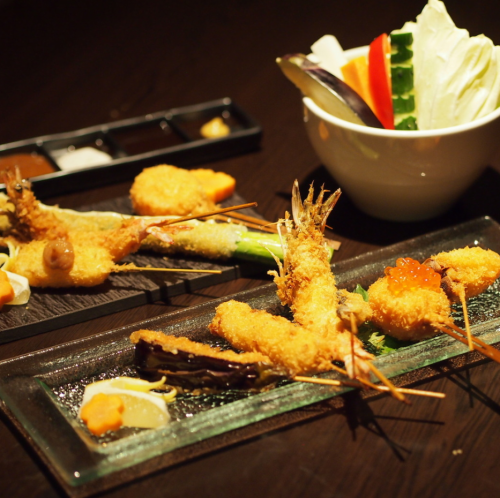 胃もたれしない絶品串揚げ