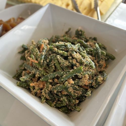 インゲンの胡麻和え
