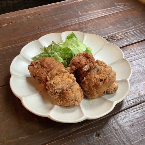 Sake lees fried chicken