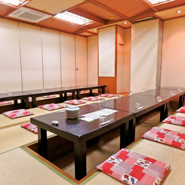 We have a large tatami room that can accommodate up to 40 people ♪ You can also reserve the 3rd floor for private use!!
