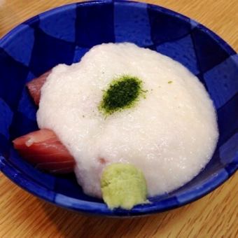 Tuna Yamakake / Squid Natto / Tuna Natto / Spicy Sausage / Minced Sardines