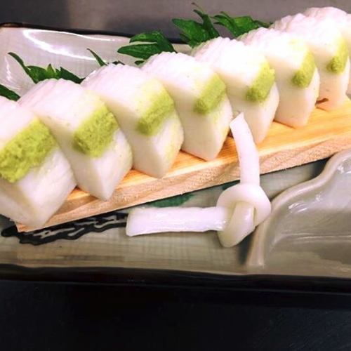 원시 카마보코 접시 맛/산 고구마 두부 스테이크
