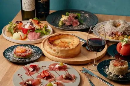 赤身肉のグリル＆シカゴピザを楽しめる2H飲み放題付きビュッフェコース 【平日】