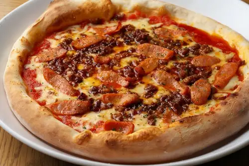 Bolognese pizza