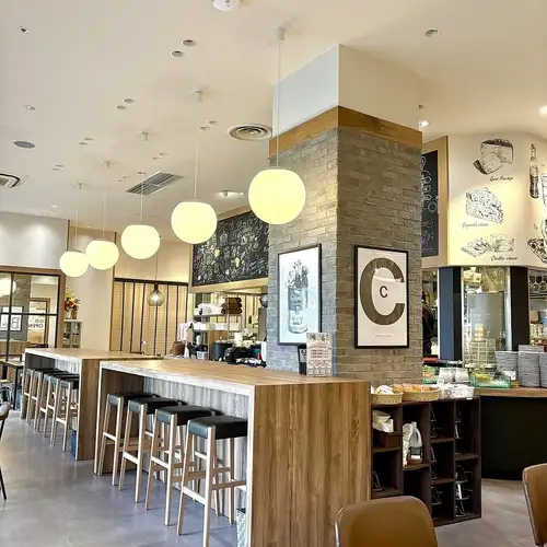 Inside the store
