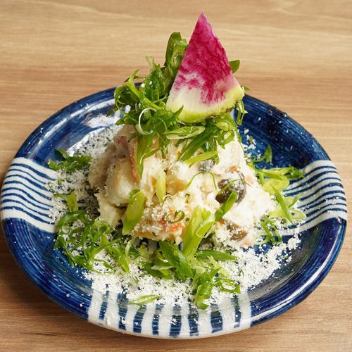 Potato salad with Kujo leeks